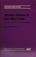 Book cover for Western Policies on East-West Trade