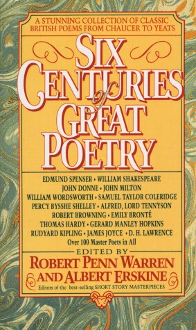 Book cover for Six Centuries of Great Poetry
