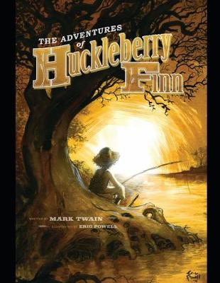 Book cover for The Adventures of Huckleberry Finn