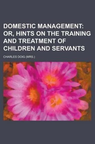 Cover of Domestic Management