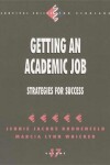 Book cover for Getting an Academic Job