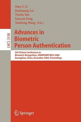 Cover of Advances in Biometric Person Authentication