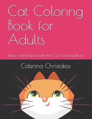 Book cover for Cat Coloring Book for Adults