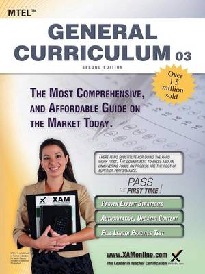 Cover of MTEL General Curriculum 03 Teacher Certification Study Guide Test Prep