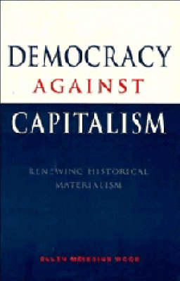 Book cover for Democracy against Capitalism