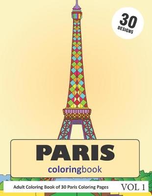 Book cover for Paris Coloring Book