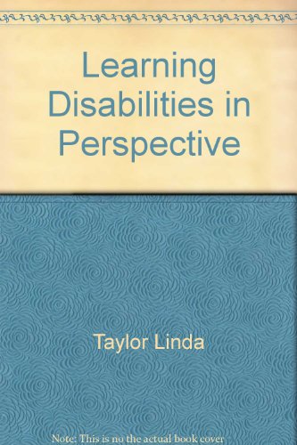 Book cover for Learning Disabilities in Perspective