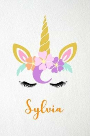 Cover of Sylvia A5 Lined Notebook 110 Pages