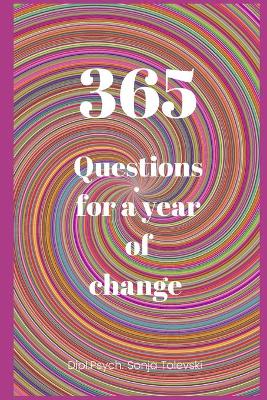 Book cover for 365 questions for a year of change