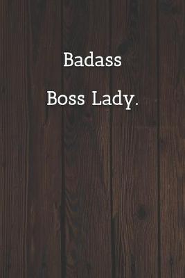 Book cover for Badass Boss Lady. Notebook