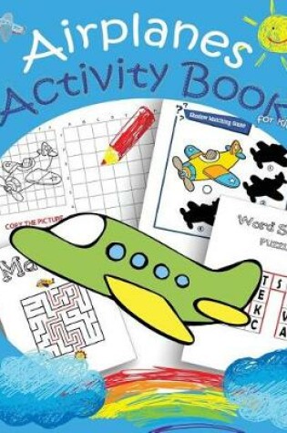 Cover of Airplanes Activity Book for kids