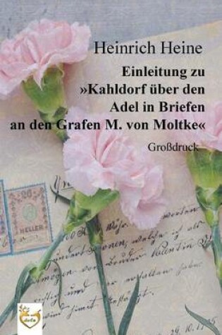 Cover of Einleitung zu "Kahldorf  ber den Adel in Briefen an den Grafen M. von Moltke" (Gro druck)