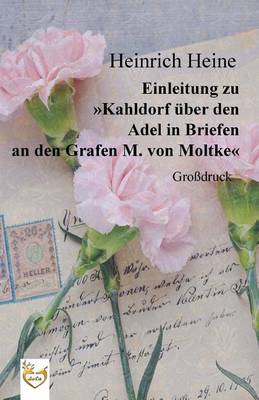 Book cover for Einleitung zu "Kahldorf  ber den Adel in Briefen an den Grafen M. von Moltke" (Gro druck)