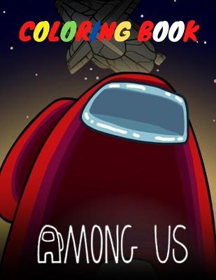 Book cover for Among Us Coloring Book