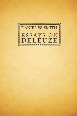 Book cover for Essays on Deleuze