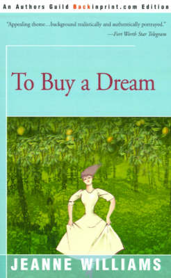Book cover for To Buy a Dream