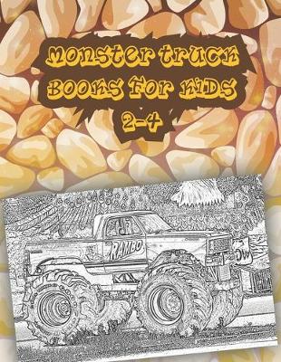 Book cover for monster truck books for kids 2-4