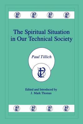 Book cover for Spiritual Situation in Our Technical Society