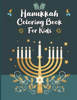 Book cover for Hanukkah Coloring Book For Kids