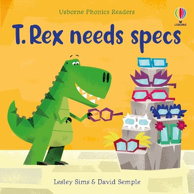Book cover for T. Rex needs specs