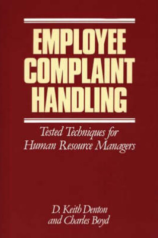 Cover of Employee Complaint Handling