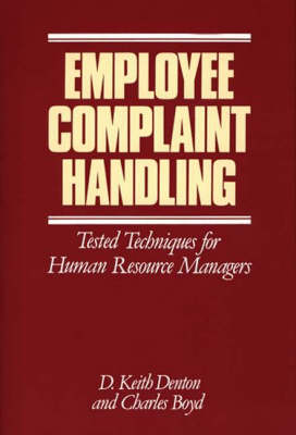 Book cover for Employee Complaint Handling