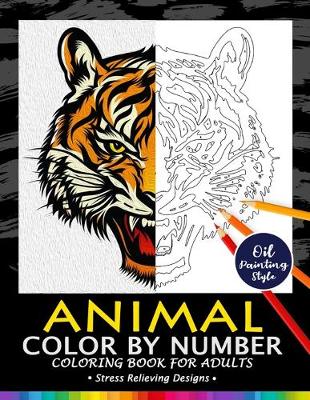 Book cover for Animals Color by Numbers for Adults