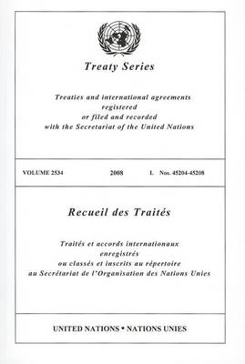 Cover of Treaty Series 2534 I