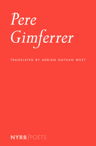 Cover of Pere Gimferrer