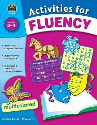 Book cover for Activities for Fluency, Grades 3-4