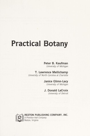 Cover of Practical Botany