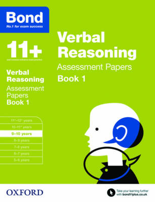 Book cover for Bond 11+: Verbal Reasoning: Assessment Papers