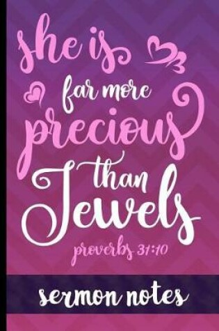 Cover of She Is Far More Precious Than Jewels Proverbs 31