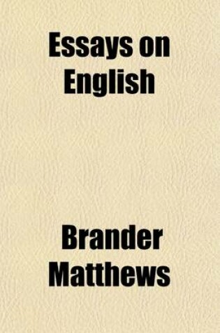 Cover of Essays on English