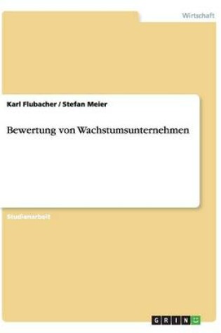 Cover of Bewertung von Wachstumsunternehmen