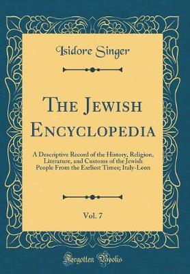 Book cover for The Jewish Encyclopedia, Vol. 7