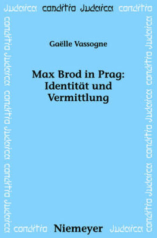 Cover of Max Brod in Prag