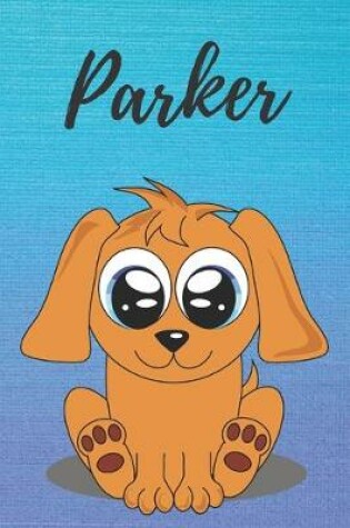 Cover of Parker dog coloring book / notebook / journal / diary