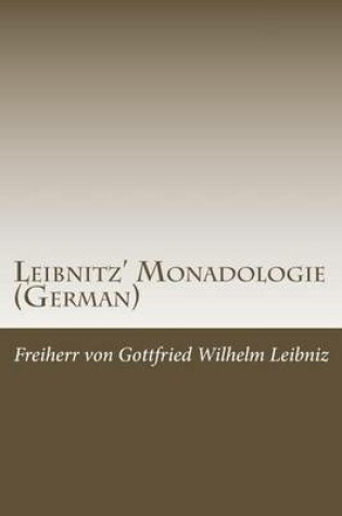 Cover of Leibnitz' Monadologie (German)