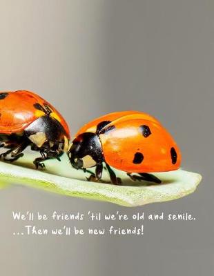 Book cover for We'll Be Friends 'til We're Old and Senile. ...Then We'll Be New Friends!