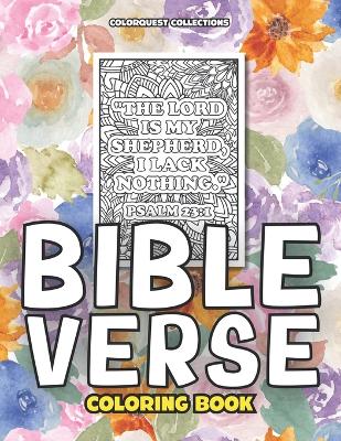 Book cover for Bible Verse Coloring Book