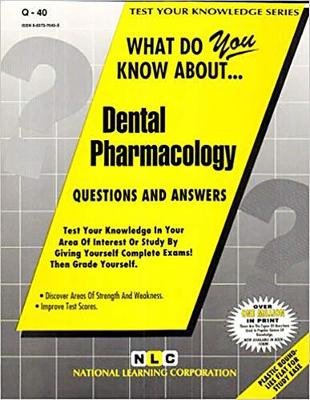 Book cover for DENTAL PHARMACOLOGY