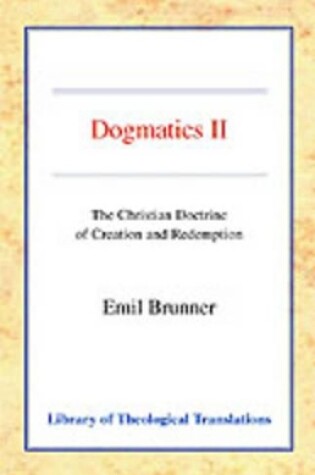 Cover of Dogmatics