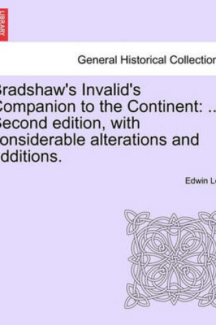 Cover of Bradshaw's Invalid's Companion to the Continent