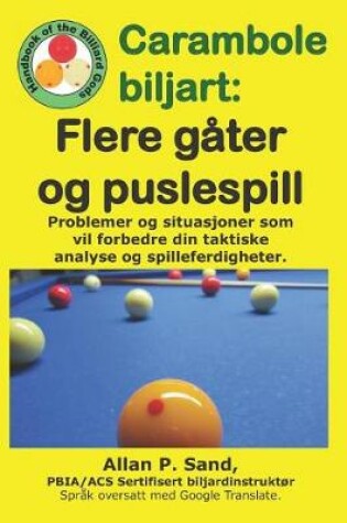 Cover of Carambole Biljart - Flere G ter Og Puslespill