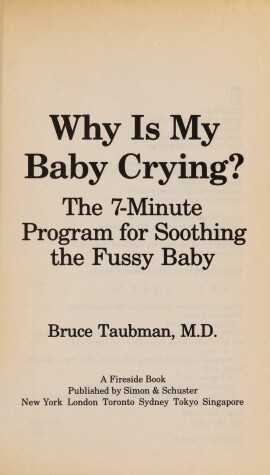 Book cover for Why is My Baby Crying?
