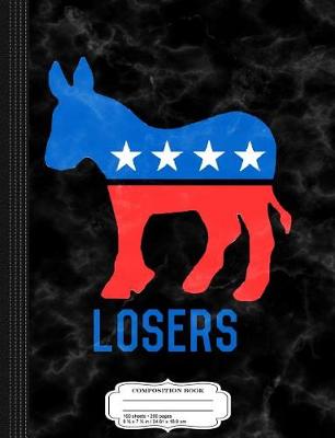 Book cover for Democract Donkey Losers Composition Notebook