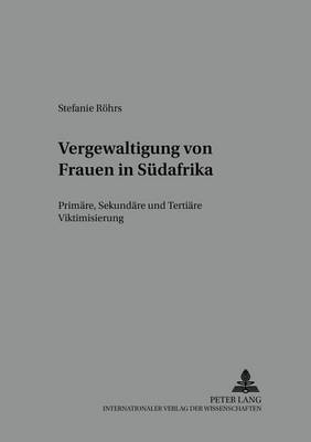 Book cover for Vergewaltigung Von Frauen in Suedafrika