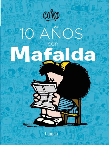 Book cover for 10 años con Mafalda / 10 years with Mafalda