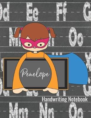 Book cover for Handwriting Notebook Penelope